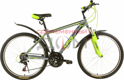 Велосипед NRG Bikes HORSE 26"/16" gray-green-black